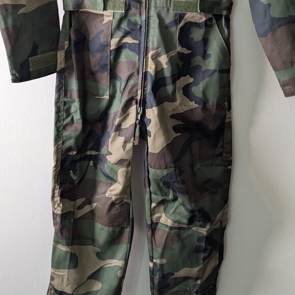 NWT Children's Fostex Garments Camouflage Flight Suit Hunting Coveralls Size S/6 - Picture 2 of 5